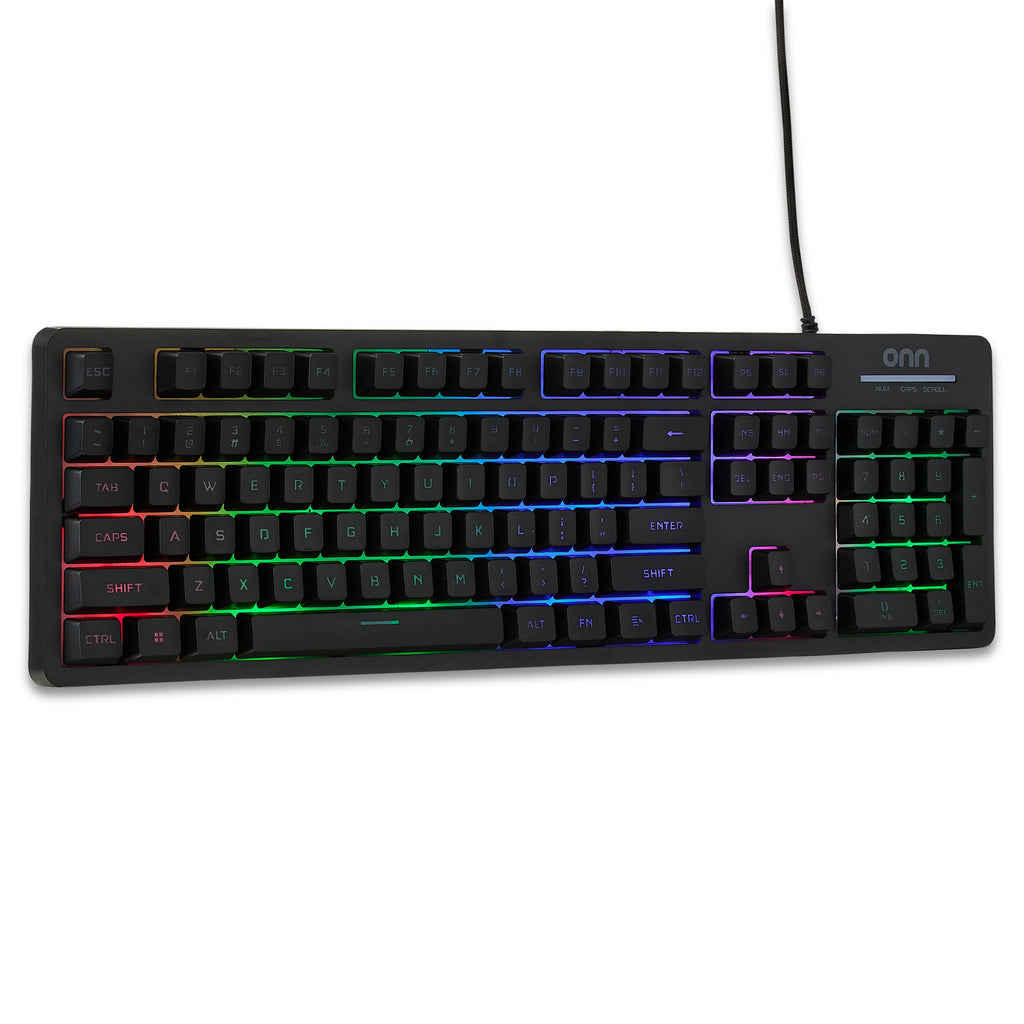Wired LED Gaming Keyboard, Backlit, Gray