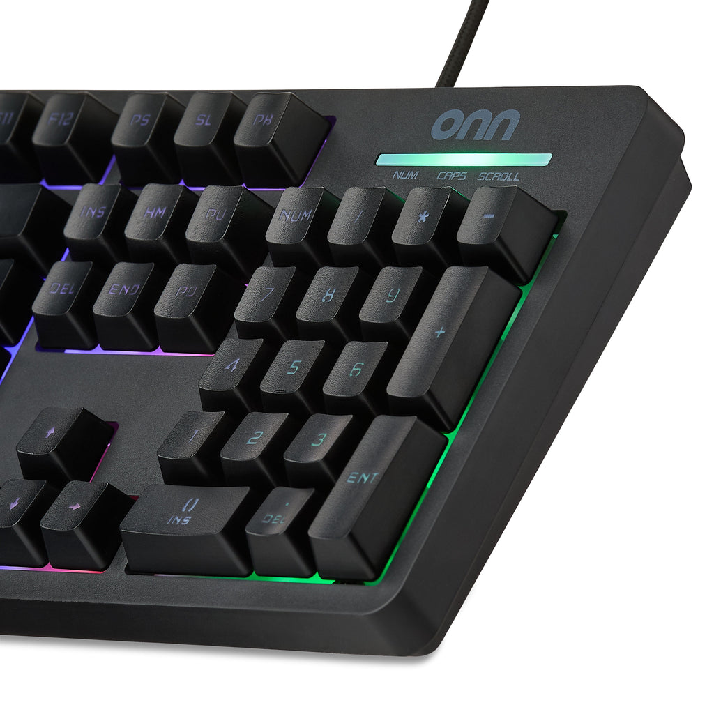 Wired LED Gaming Keyboard, Backlit, Gray