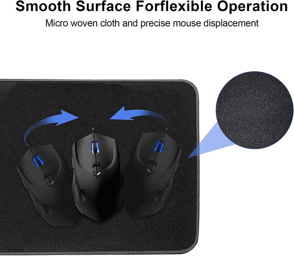 Gaming Mouse Pad with 15W Wireless Charging, Large