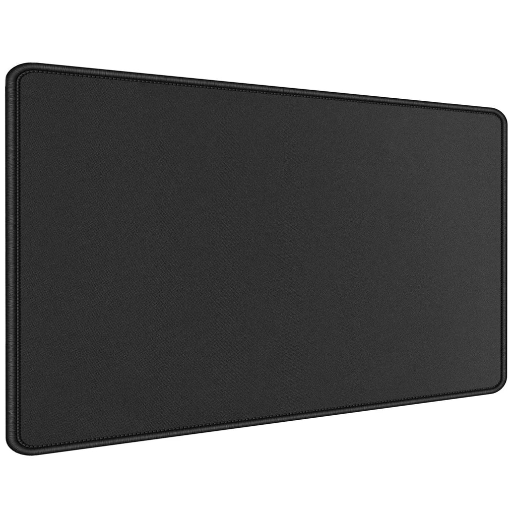 Gaming Mouse Pad Size 27.5X11.8,New Non-Slip Rubber & Waterproof Black Mousepad with Stitched Edges for Gaming, Office & Home 70X30 Black01